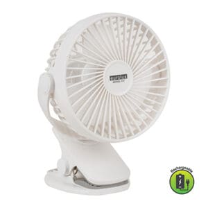 Eurolux Rechargeable Portable USB Mini Clip-on Fan Motor Power 10W