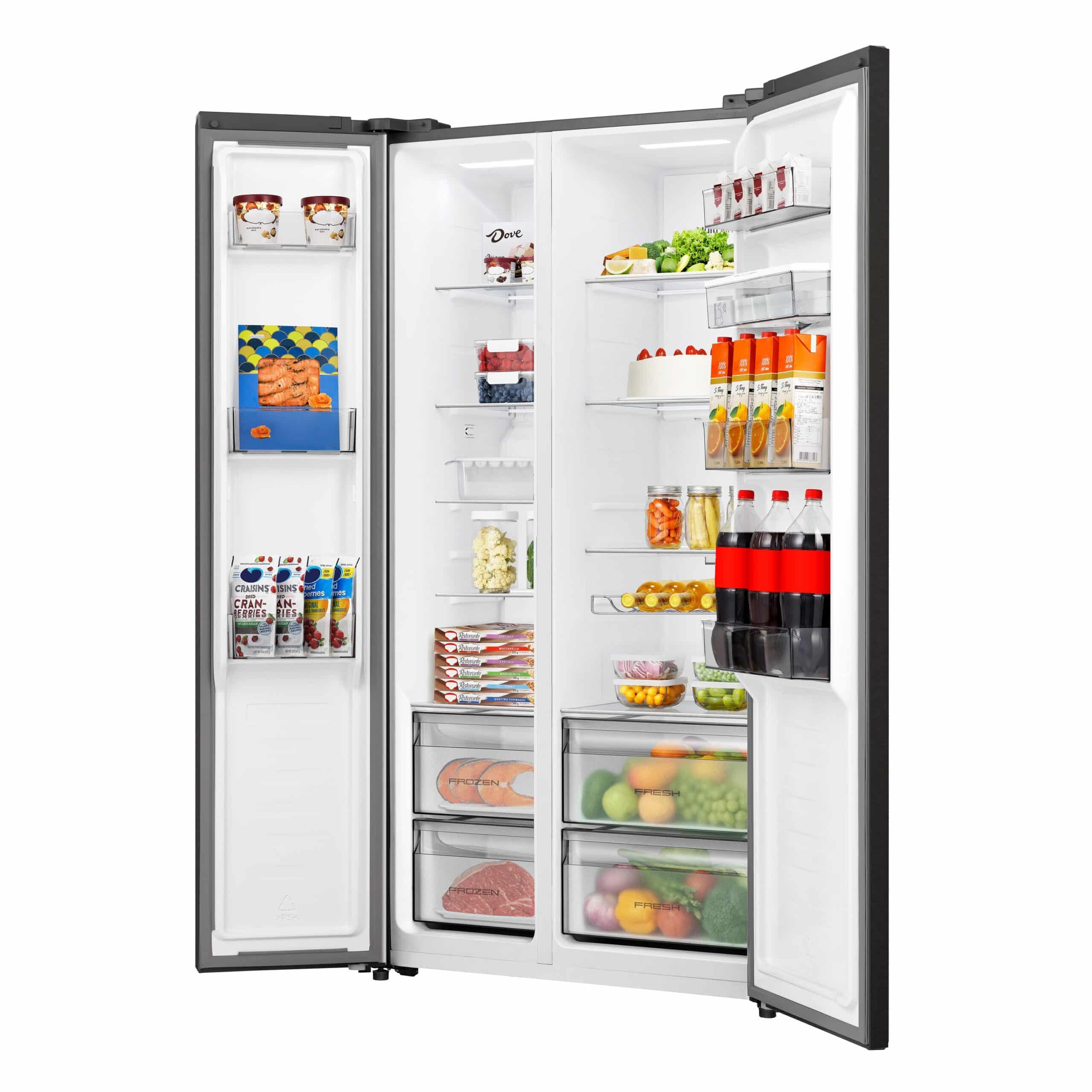 Hisense H680SMIB-WD 541L Side By Side Refrigerator - Image 2