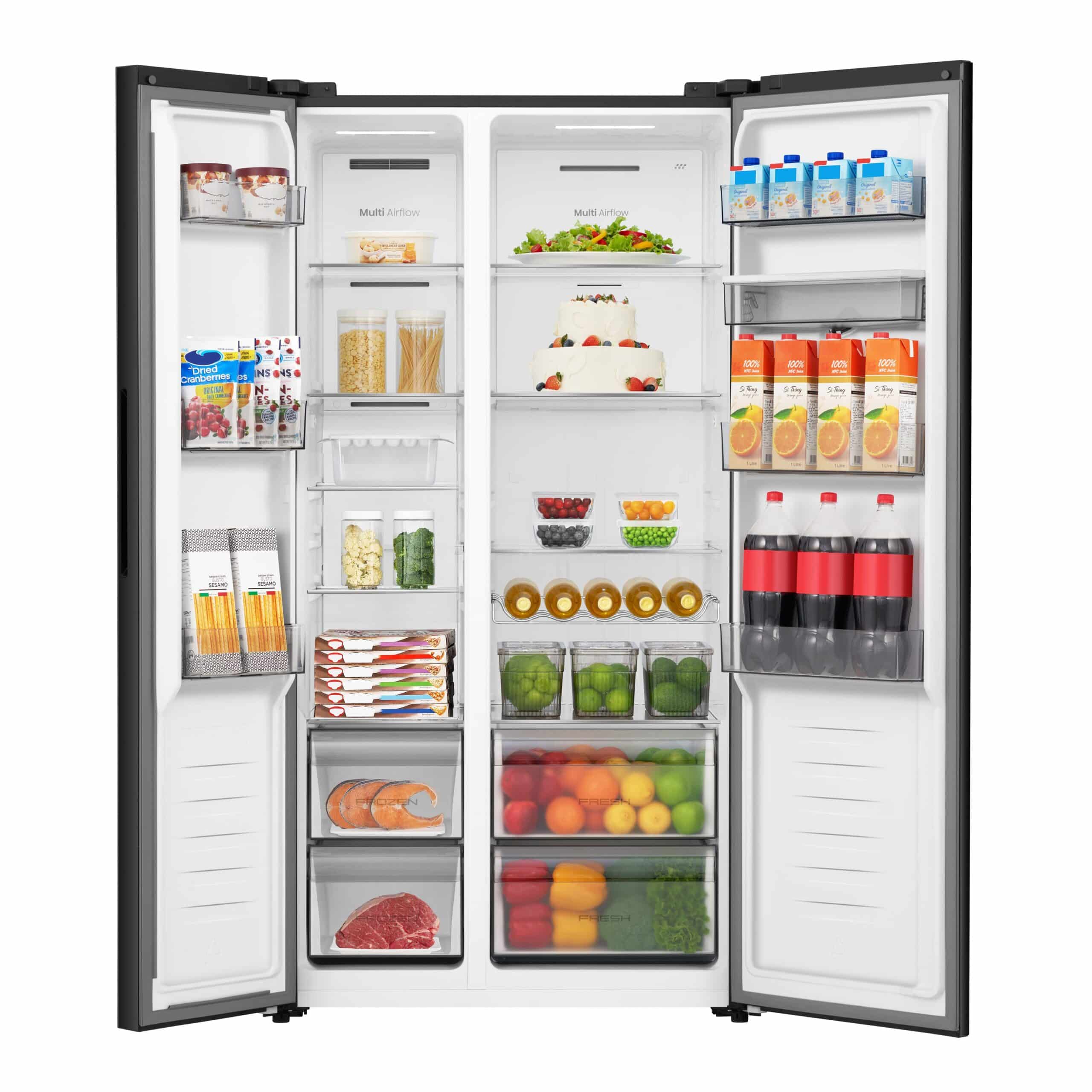 Hisense H680SMIB-WD 541L Side By Side Refrigerator - Image 5