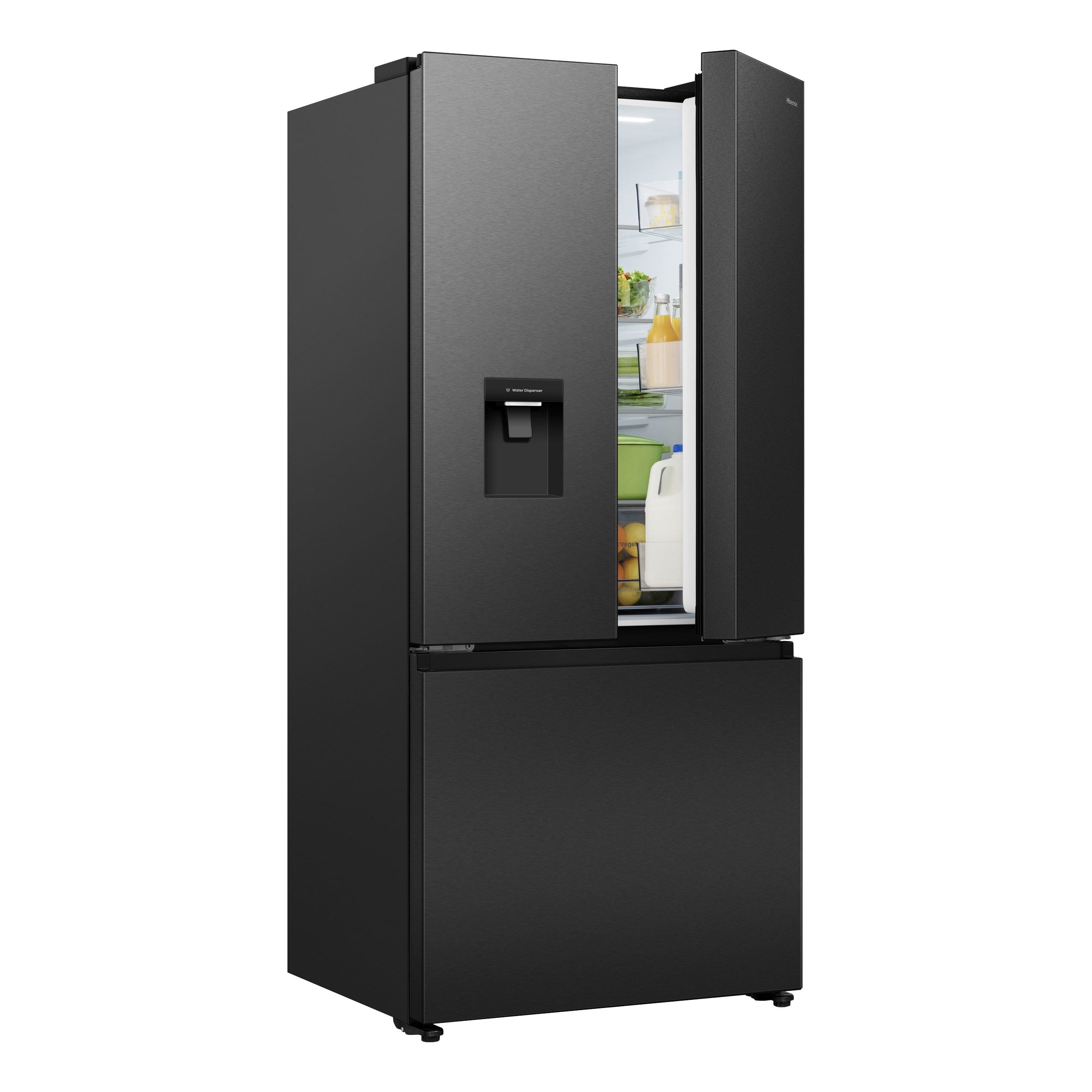 Hisense H710FSB-WD 485L Triple Door Refrigerator with water dispenser - Image 4