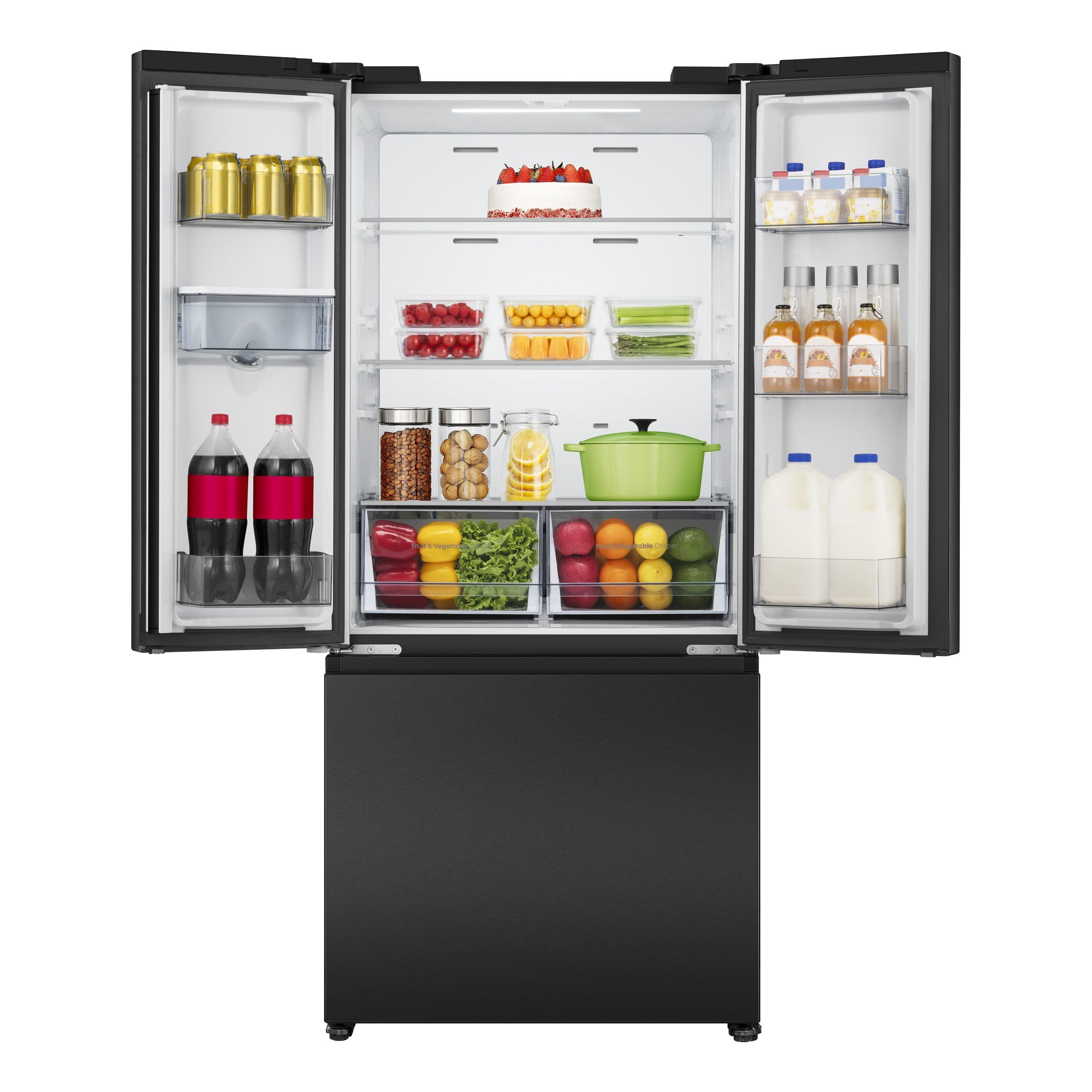 Hisense H710FSB-WD 485L Triple Door Refrigerator with water dispenser - Image 5
