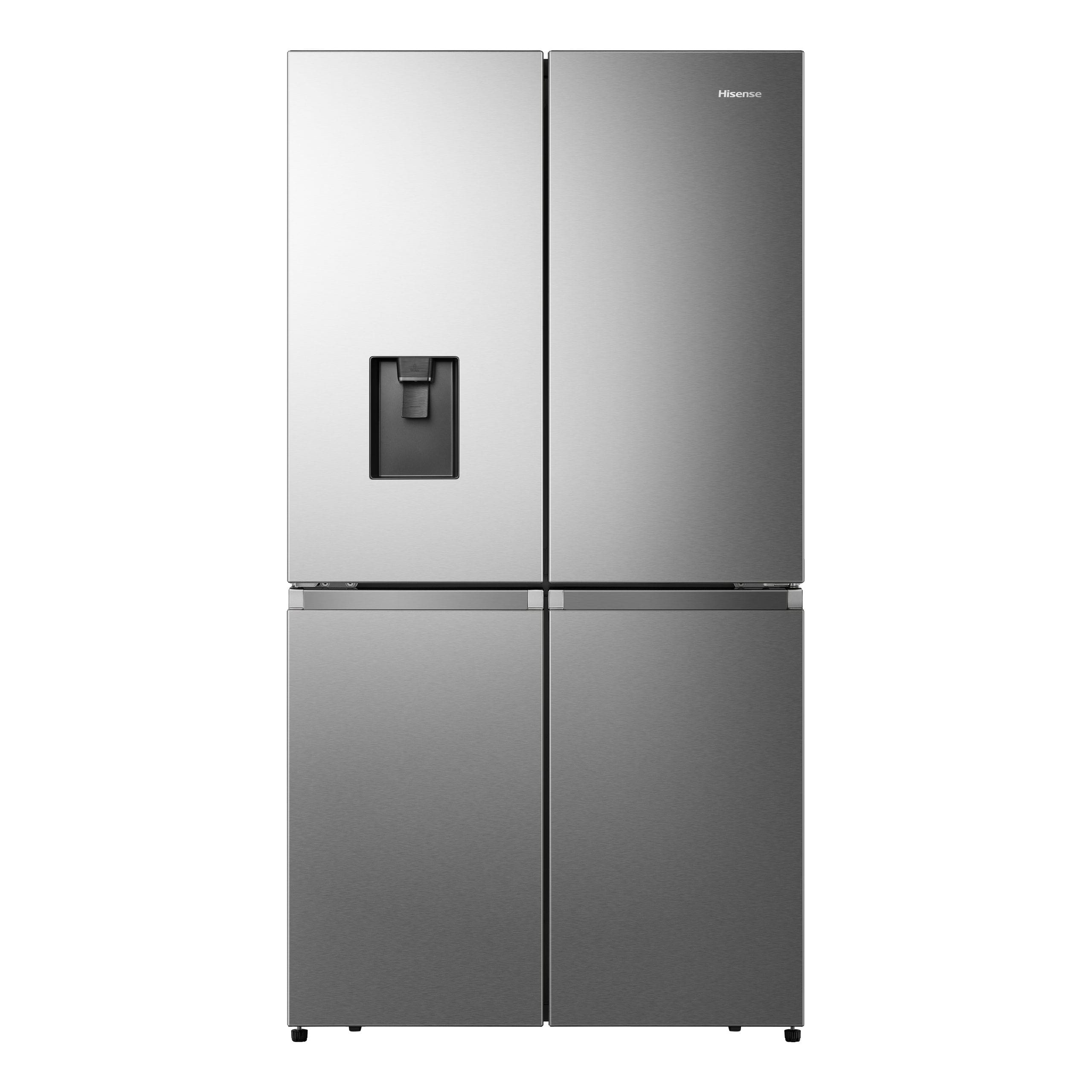 Hisense H751FS-WD 579L Brushed Stainless Steel Multi-Door Refrigerator with integrated handle