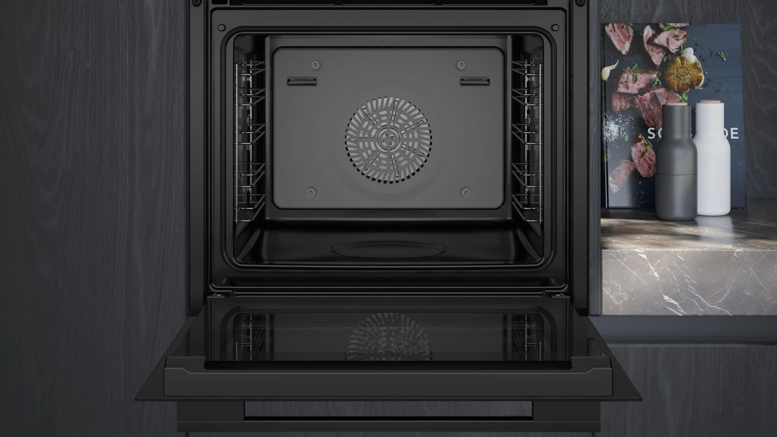 Siemens HB736G1B1 iQ700 60cm 71L Black Built-in Oven - image 3