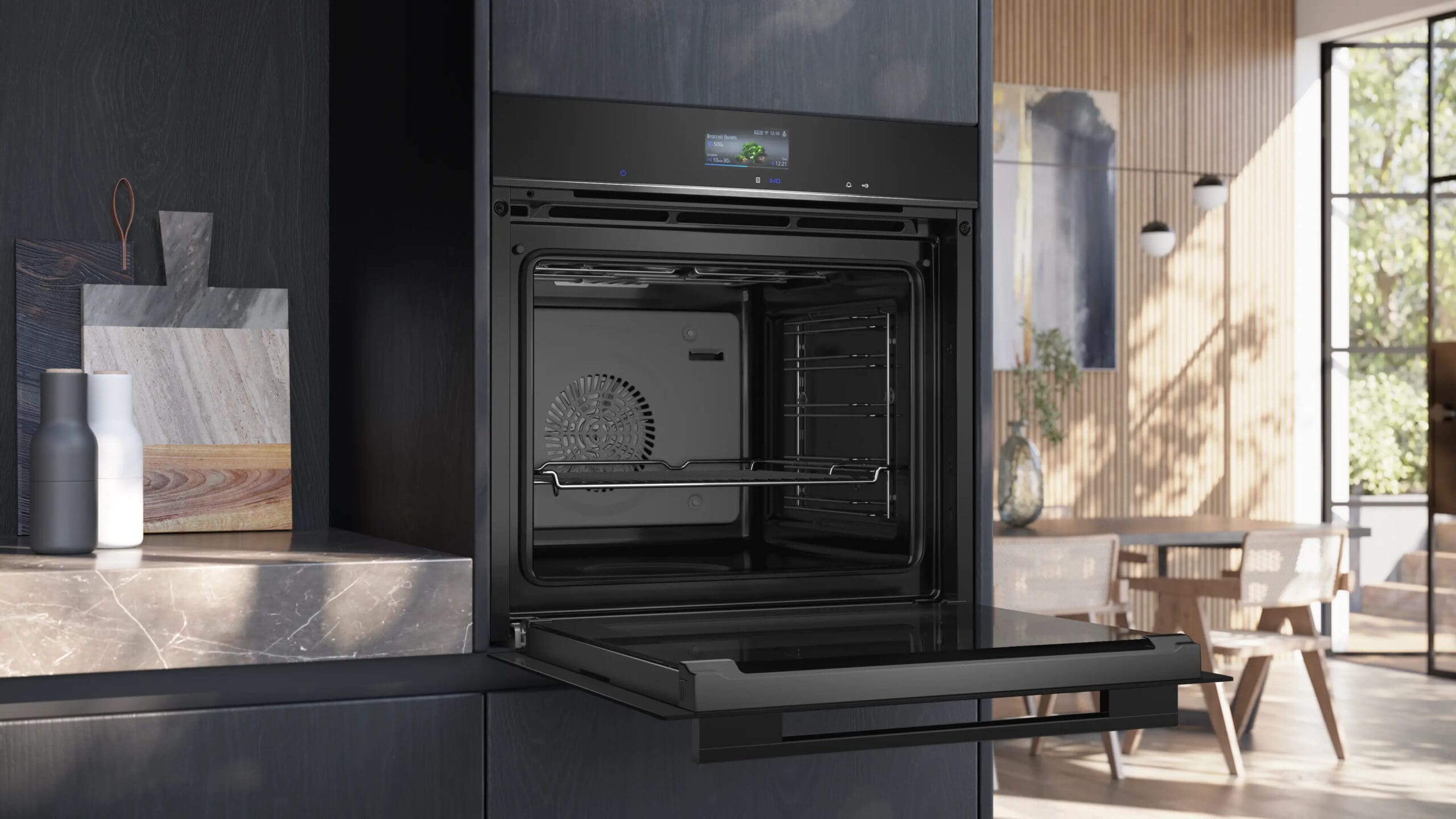 Siemens HB736G1B1 iQ700 60cm 71L Black Built-in Oven - image 4