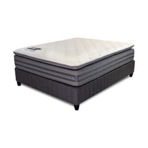 Rest Assured Body-Tech PT copper gel pillow top pocket spring mattress bed set