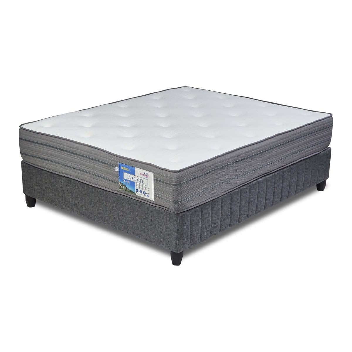 Rest Assured La Coste tufted bonnell coil bed set