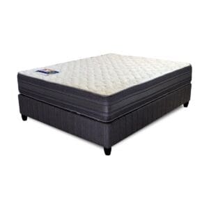 Rest Assured Weightmaster copper gel heavy-duty bonnell spring mattress bed set