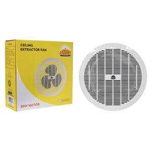Radiant Extractor Round Ceiling Fan 305mm White Motor Power 30W