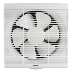Radiant Extractor Square Wall/Louvre Fan White Motor Power 36W