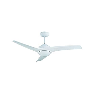 Radiant Mach One Ceiling Fan Light & Remote White Motor Power 75W