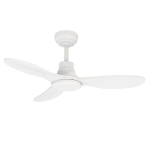 Radiant Ryder Ceiling Fan 3 Blade White with Remote Motor Power 30W