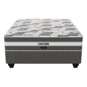 Restonic Kaizen medium standard top mattress and base set