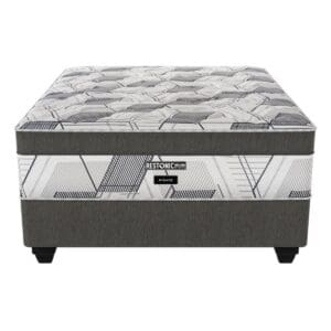 Restonic Mirage medium standard top mattress and base set