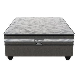 Restonic Rebalance medium pillow top mattress and base set