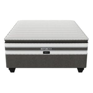 Restonic Regalia plush pillow top mattress and base set