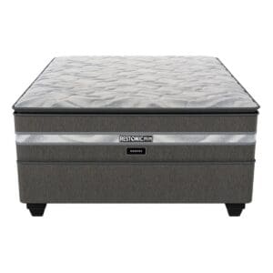 Restonic Respire medium pillow top mattress and base set