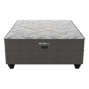 Restonic Rest Ease firm standard top mattress and base set