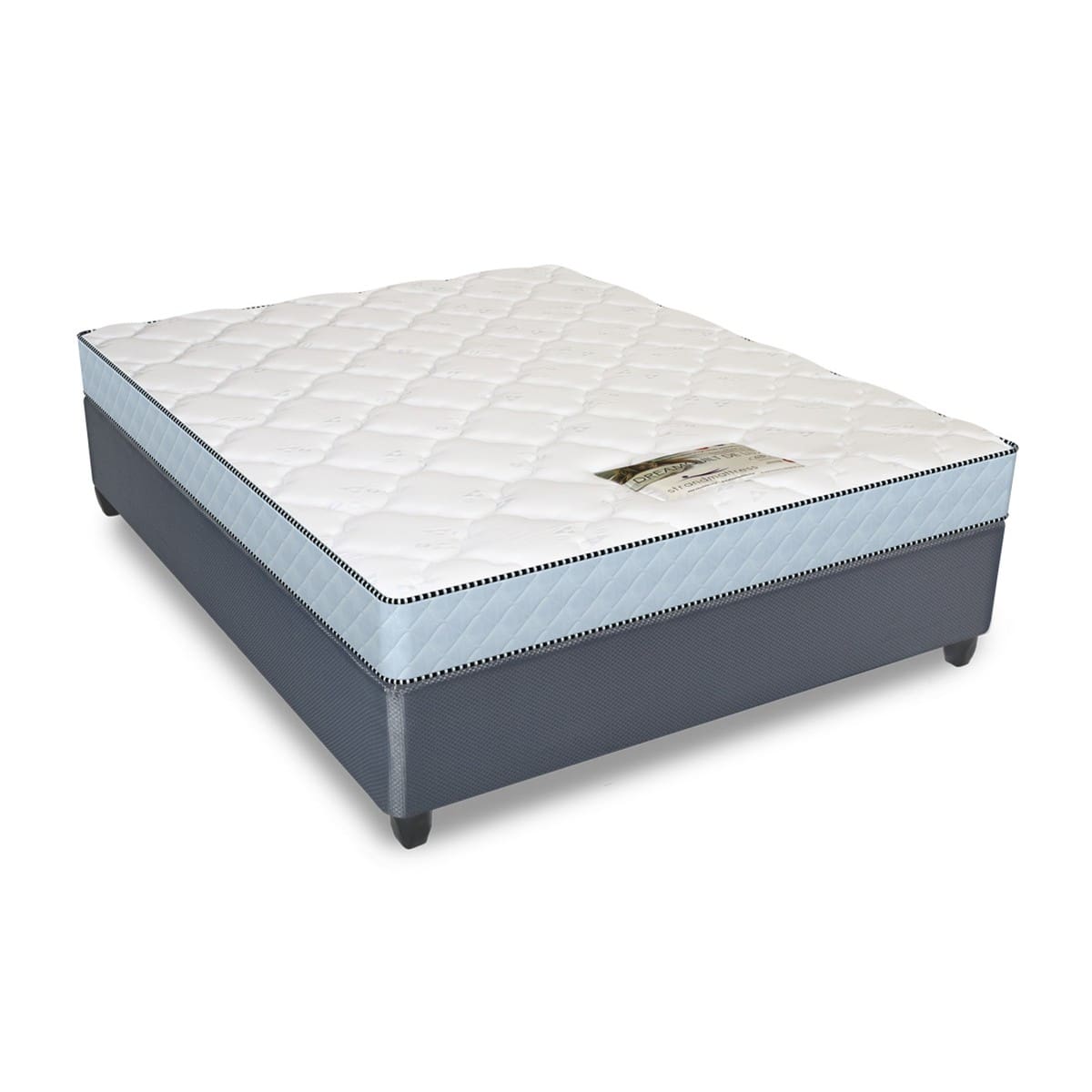 Strandmattress Dreamquilt De Luxe visco-elastic foam mattress bed set