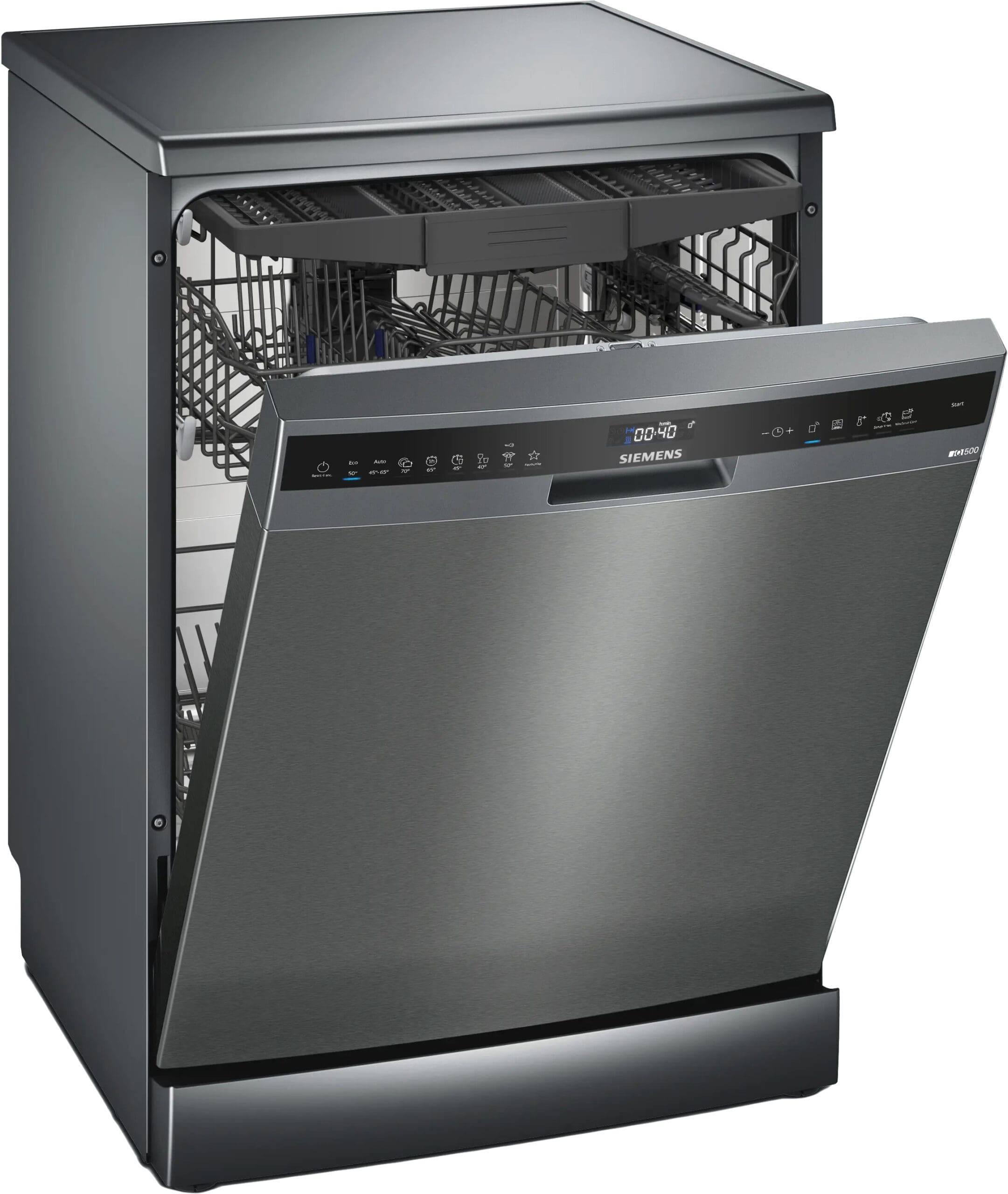 Siemens SN25EC02MZ iQ500 13 Place Black Dishwasher - image 1