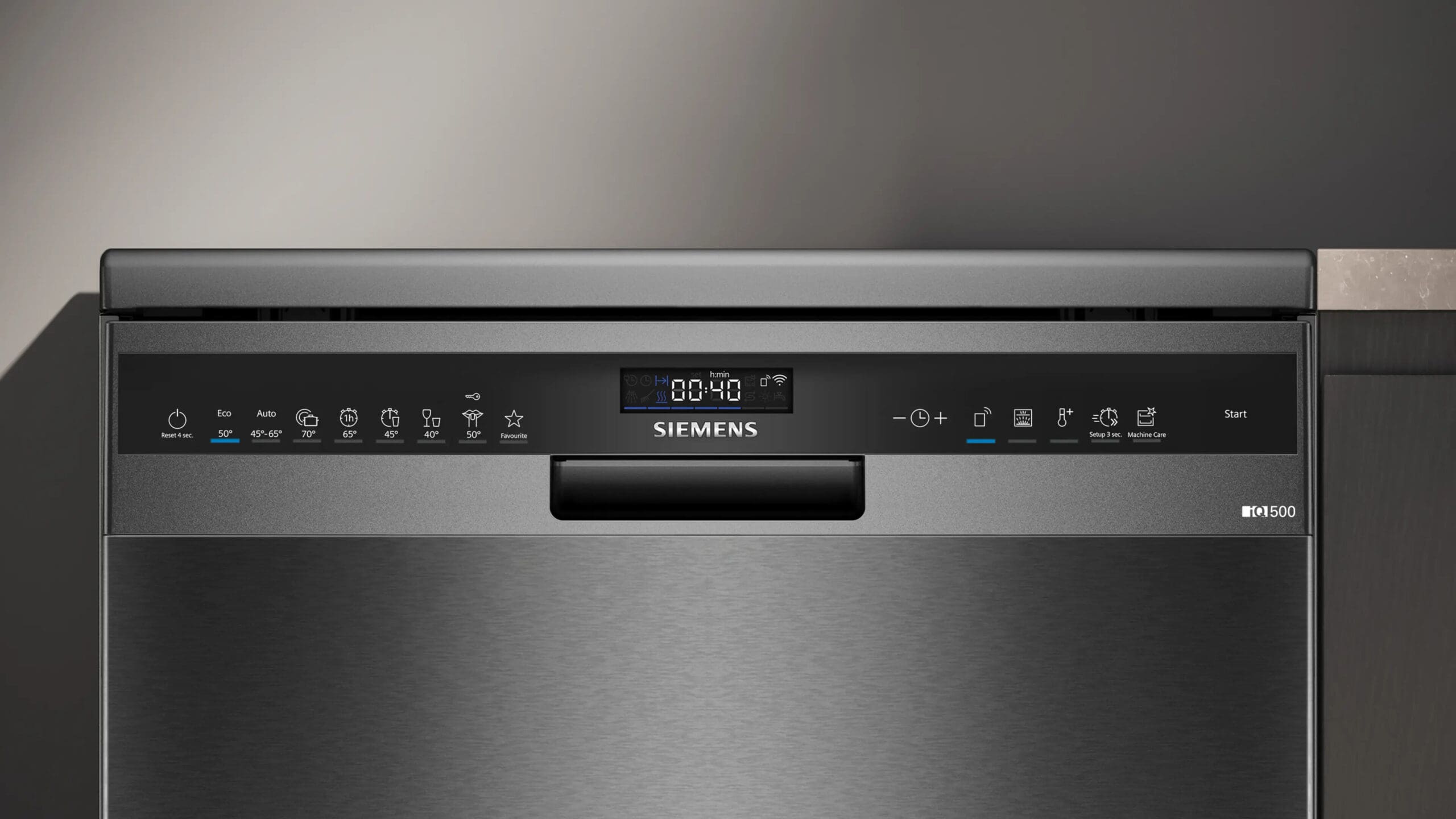Siemens SN25EC02MZ iQ500 13 Place Black Dishwasher - image 3