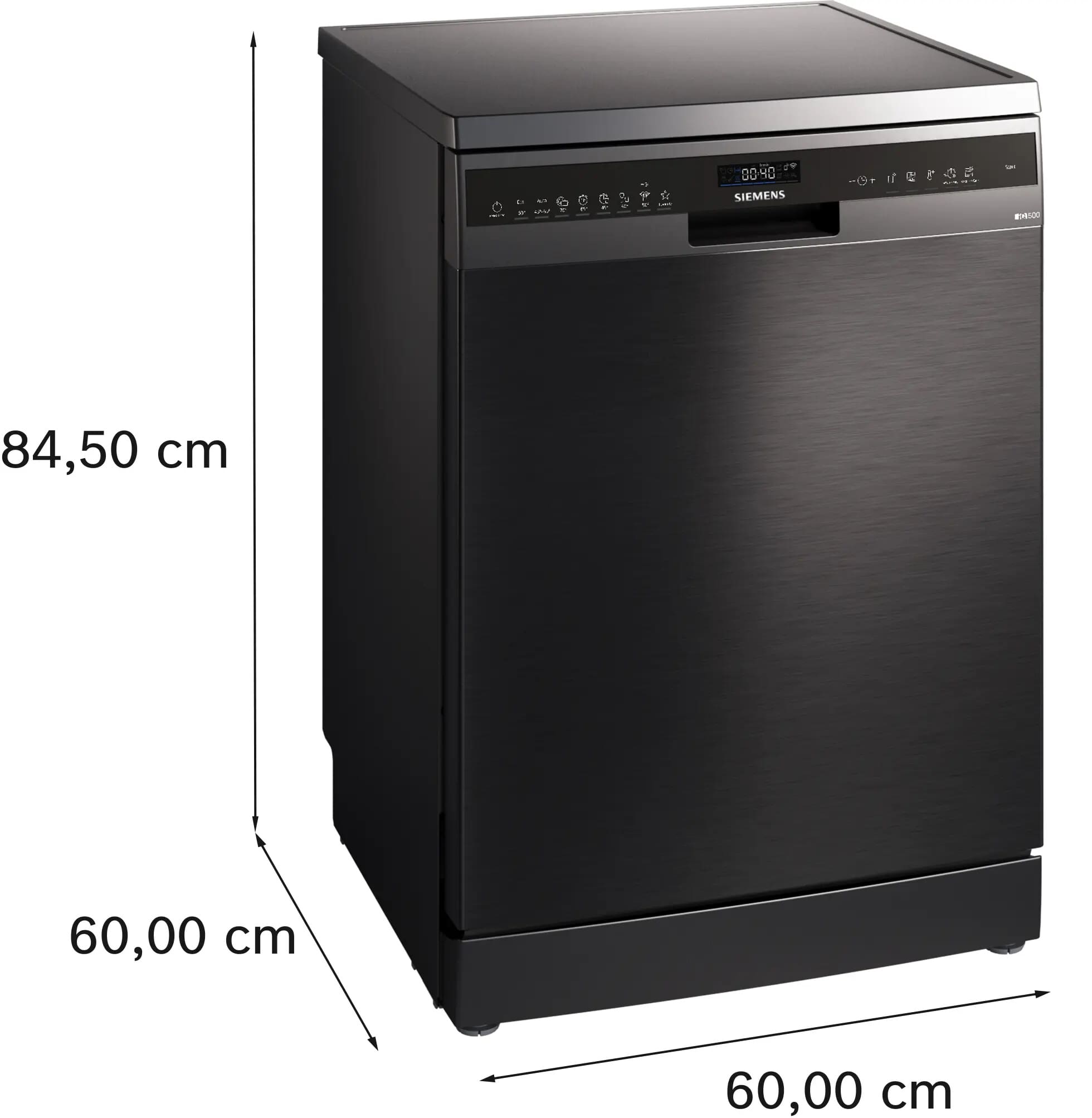 Siemens SN25EC02MZ iQ500 13 Place Black Dishwasher - image 4