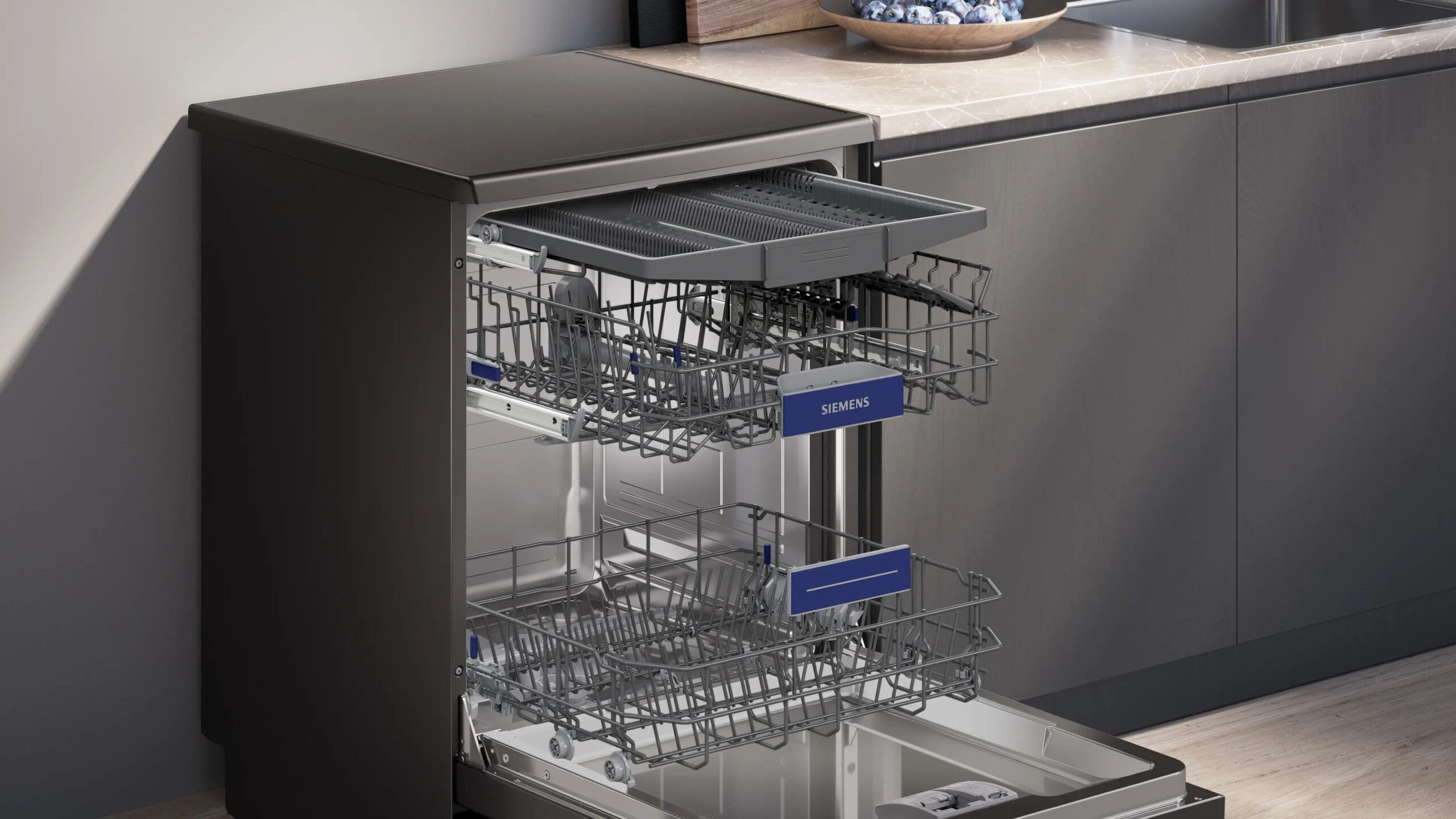 Siemens SN25EC02MZ iQ500 13 Place Black Dishwasher - image 5