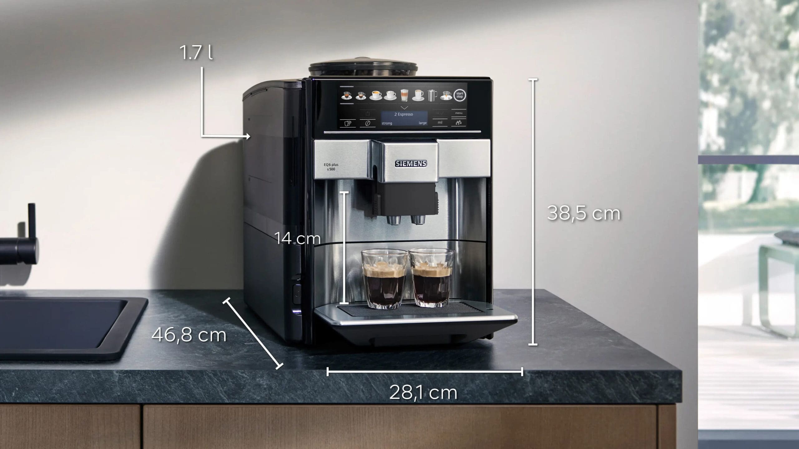 Siemens TE655203RW EQ6 plus s500 Coffee Machine - image 4