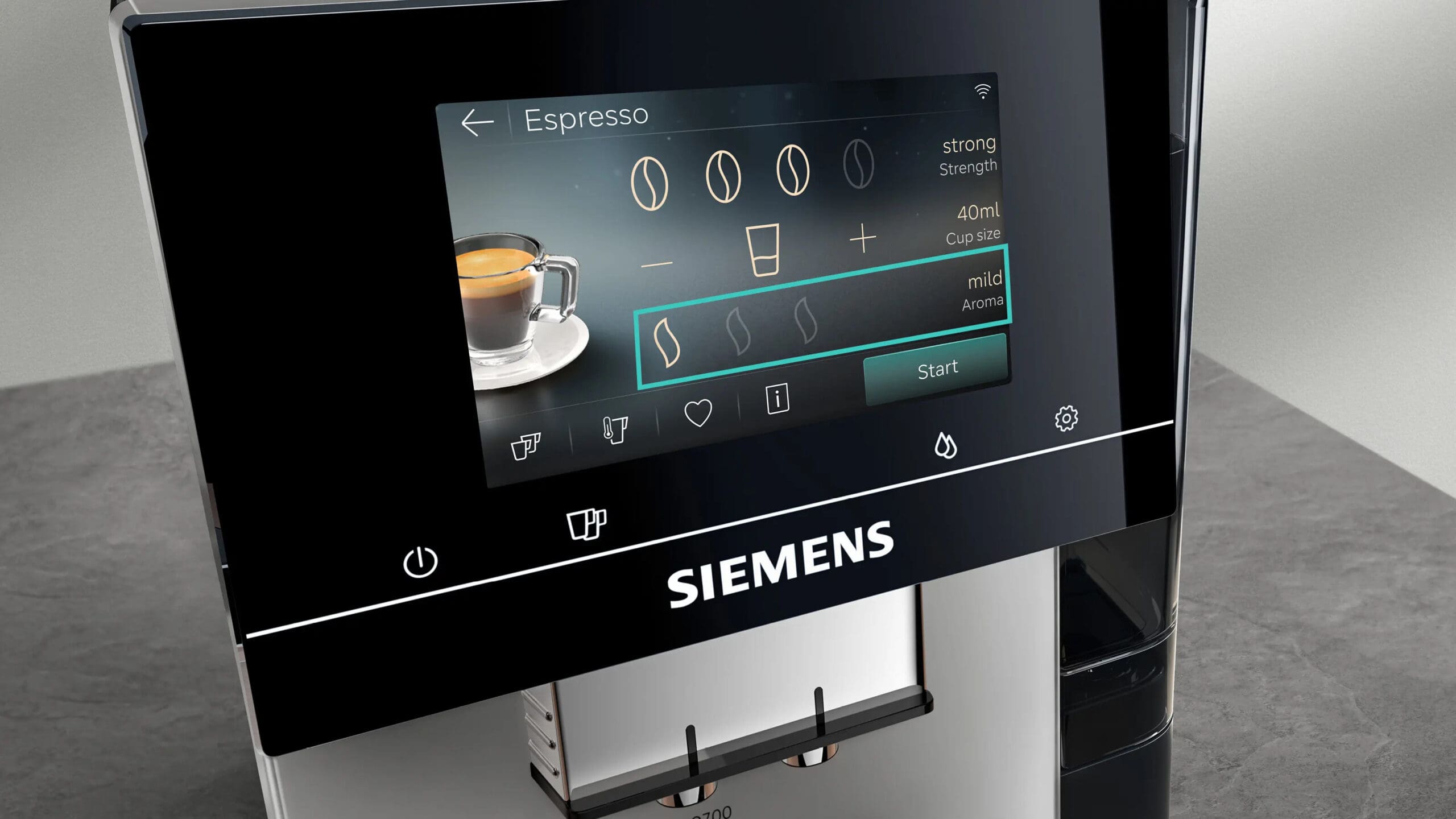 Siemens TP725EM7 EQ700 iAroma Coffee Machine - image 1