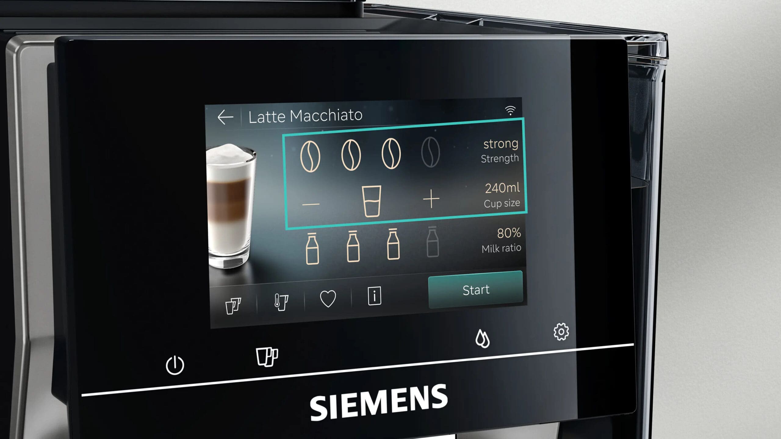 Siemens TP725EM7 EQ700 iAroma Coffee Machine - image 19