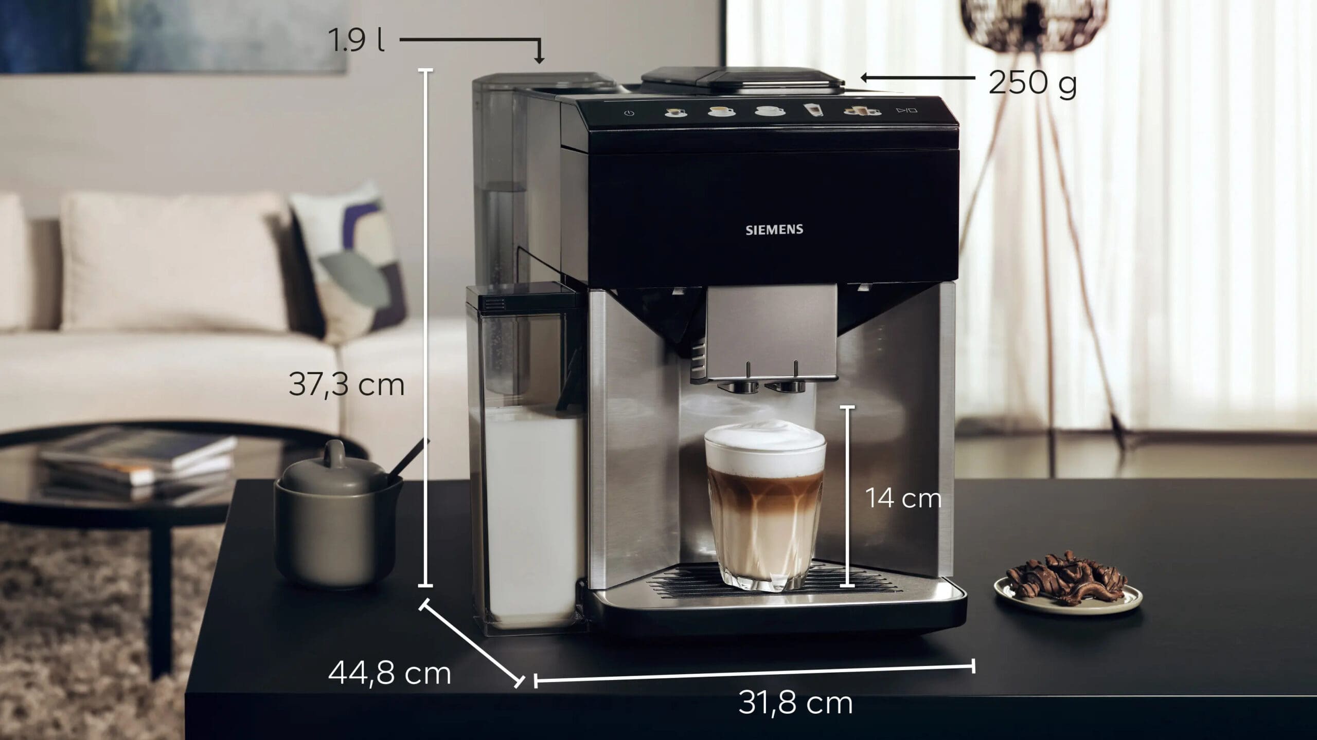 Siemens TQ515R03 EQ500 integral Coffee Machine - image 4