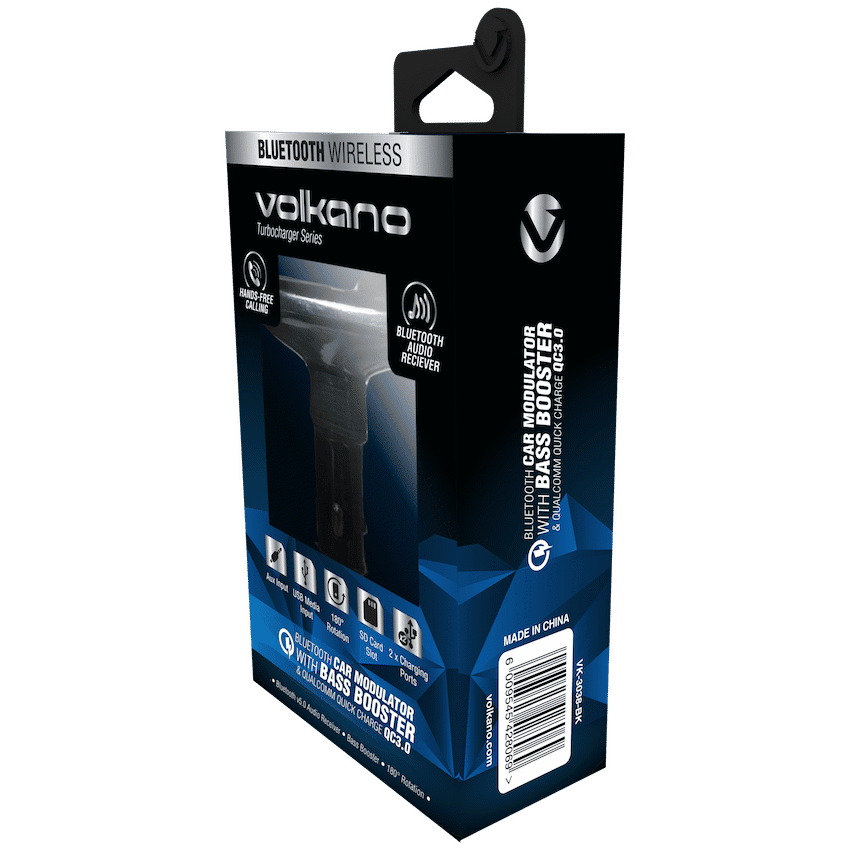 Volkano TurboCharger Series Bluetooth Hands-Free Car Kit