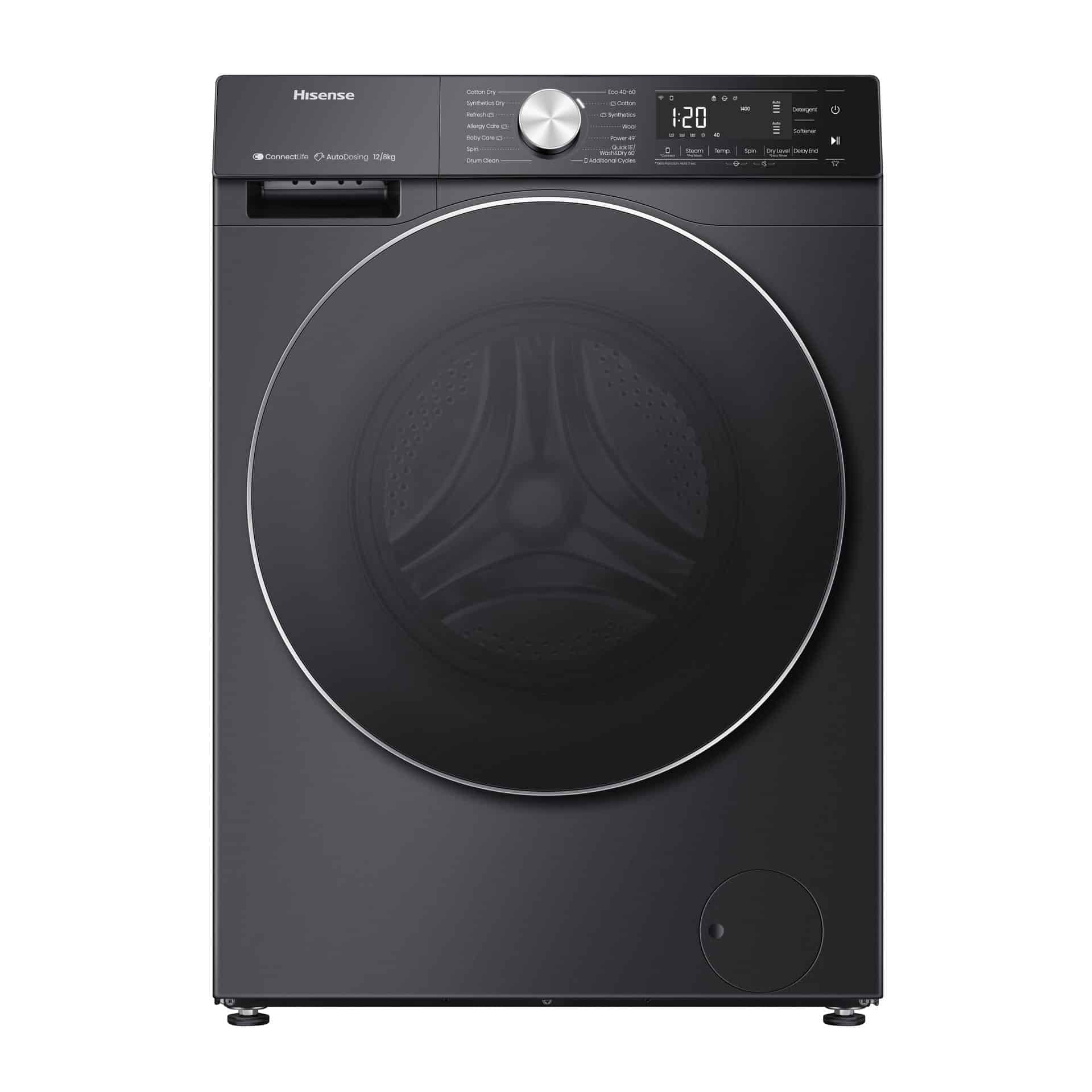 Hisense WD5S1245BB Front Loader Washer and Dryer