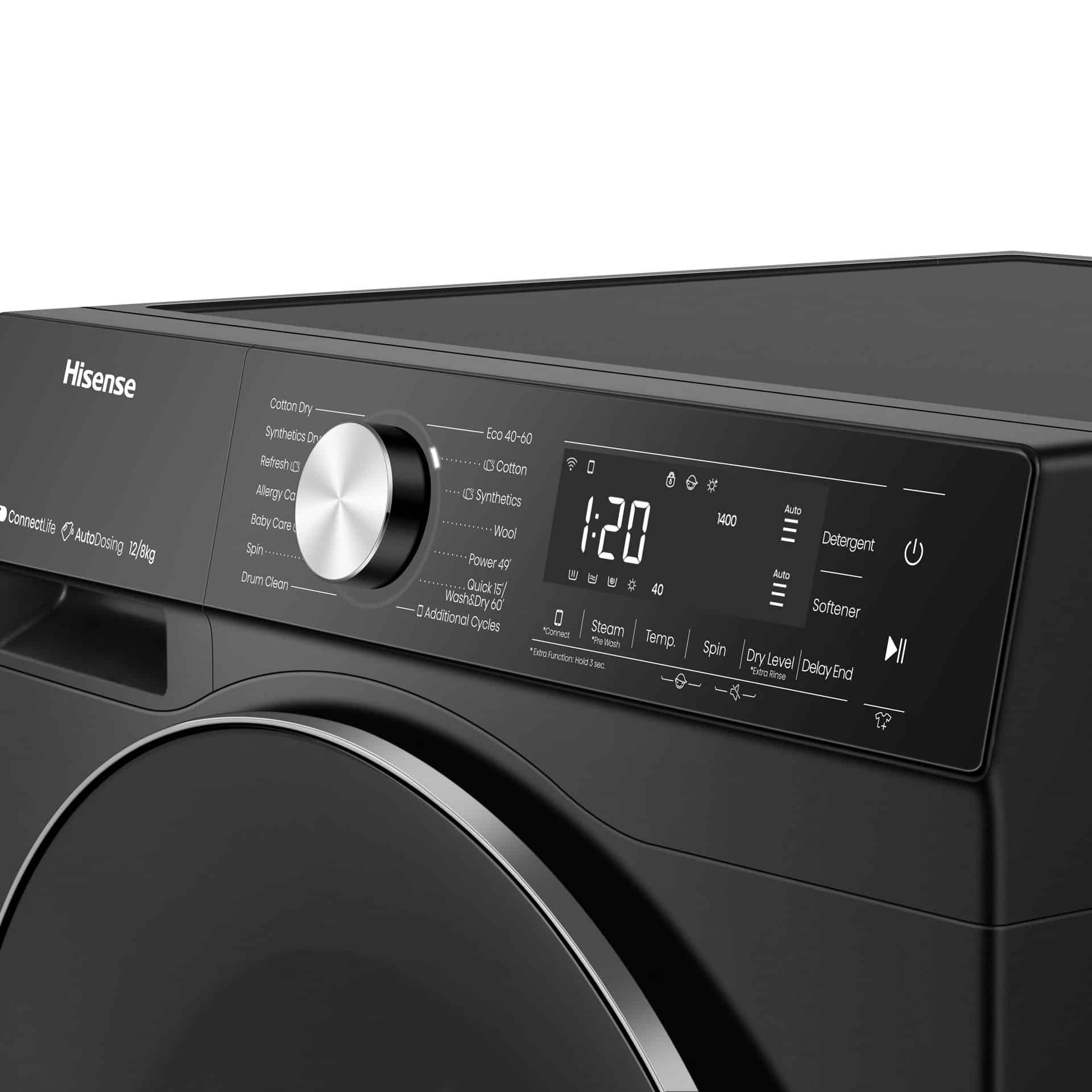 Hisense WD5S1245BB Front Loader Washer and Dryer - Image 4