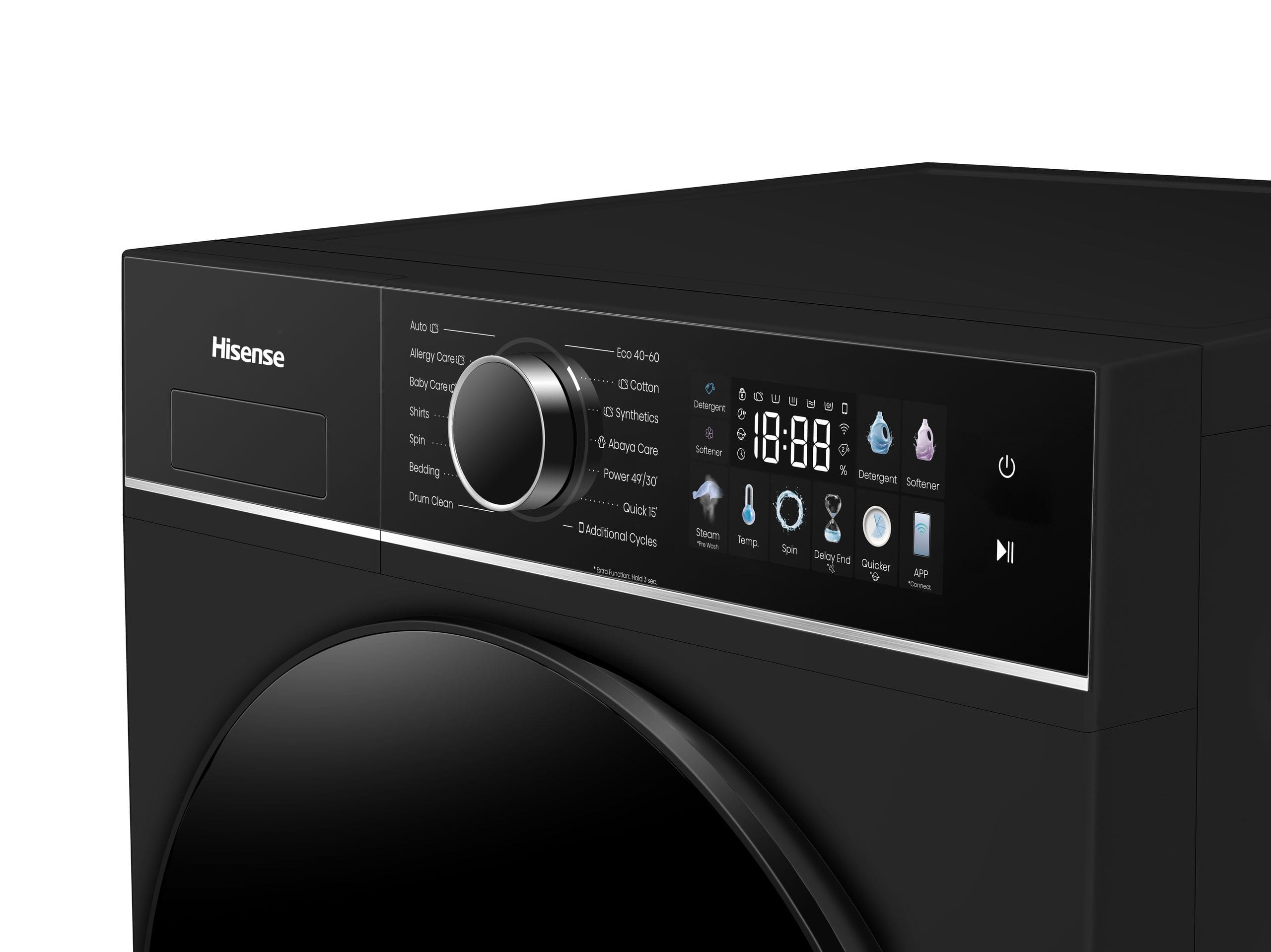Hisense WF3I1145BB 11Kg Premium Black Front Loader - Image 10