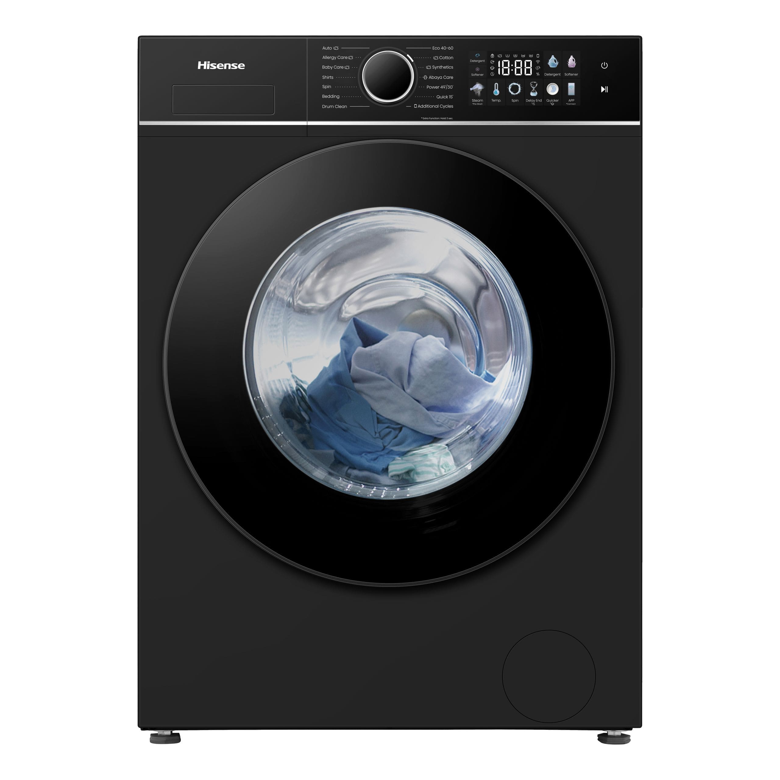 Hisense WF3I1145BB 11Kg Premium Black Front Loader - Image 2