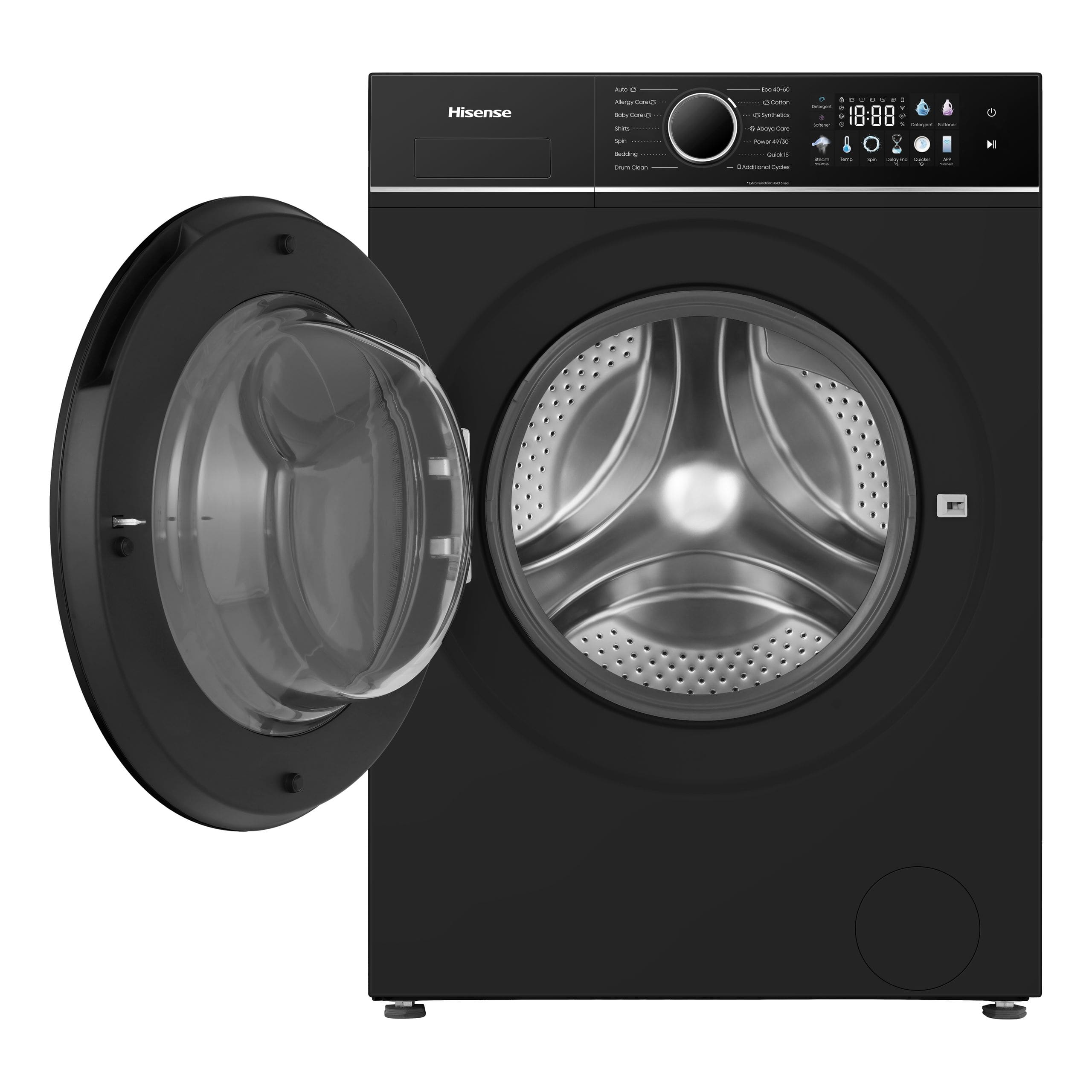 Hisense WF3I1145BB 11Kg Premium Black Front Loader - Image 3
