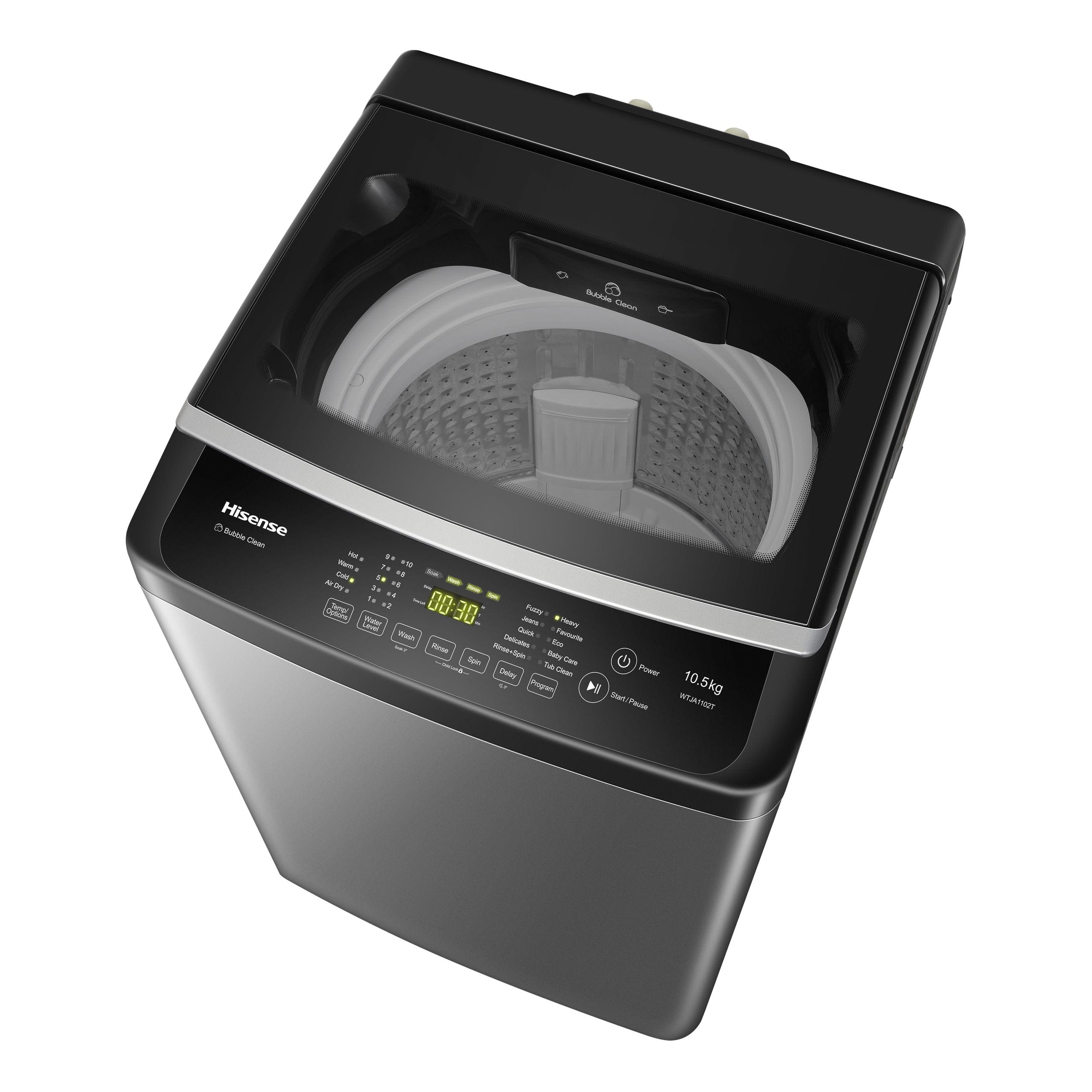Hisense WTJA1112T Top Loader Washing Machine - Image 9