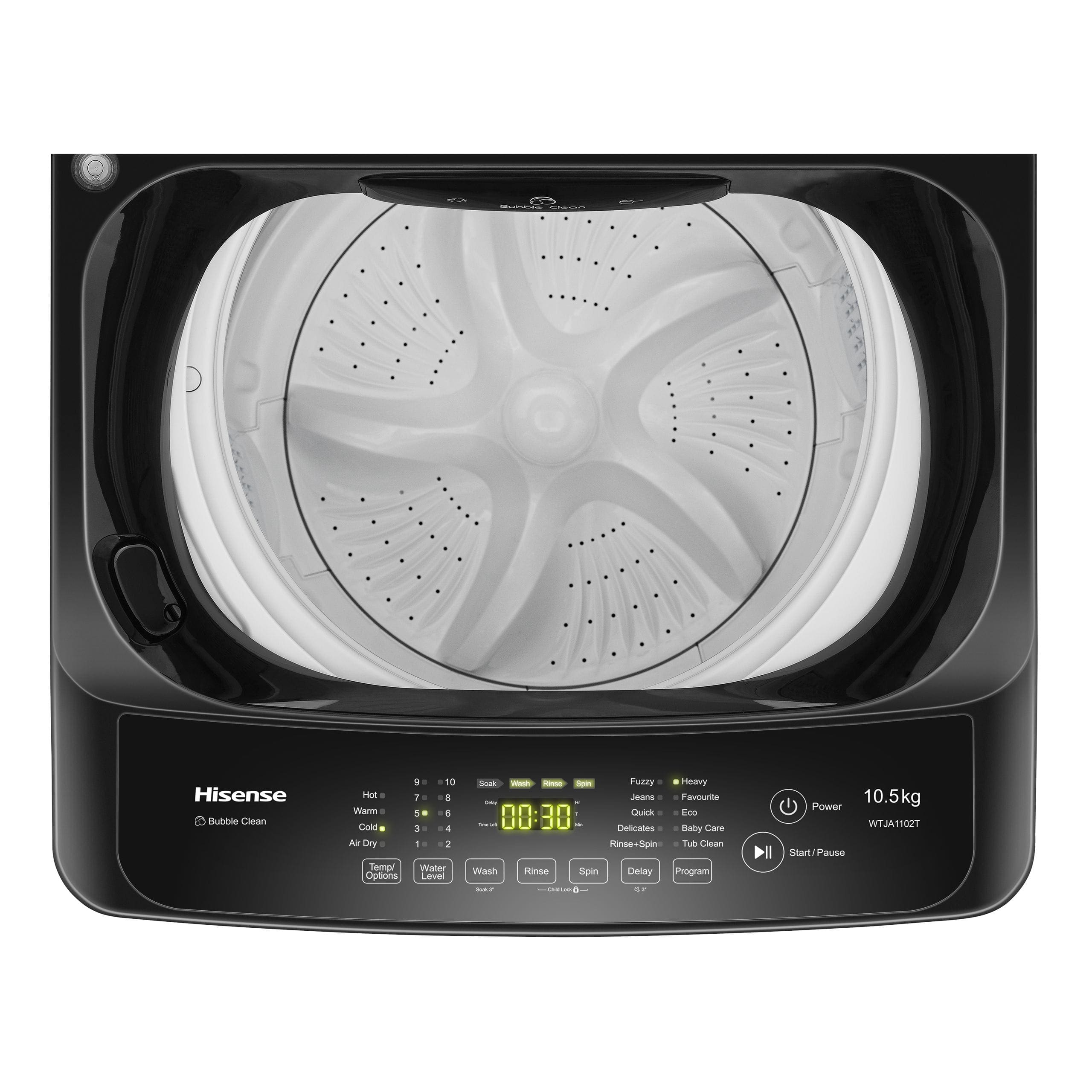Hisense WTJA1112T Top Loader Washing Machine - Image 5