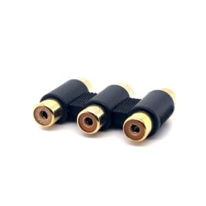 Cyberdyne CZK-100 3RCA Female to 3RCA Female Adaptor
