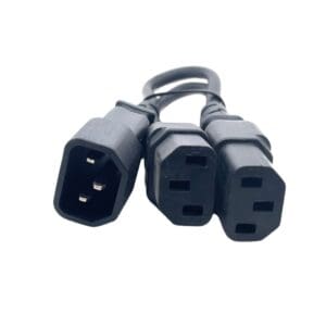 Cyberdyne CZK-1065 IEC Male to 2 x IEC Female Splitter Cable