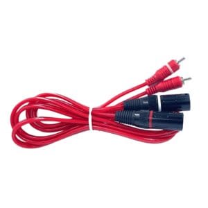 Cyberdyne CZK-1083 XLR (Cannon) Male x 2 to 2RCA Male Cable