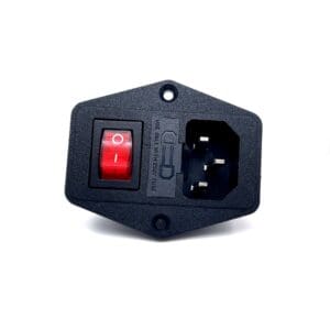 Cyberdyne CZK-1121 Computer IEC C14 AC Power Panel Mount Male Connector
