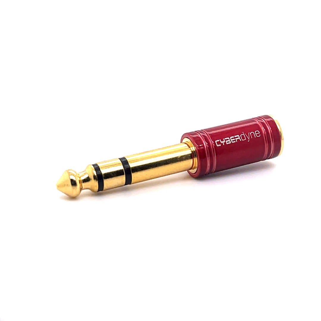 Cyberdyne CZK-1157 3.5mm Stereo Female to 6.35mm Stereo Male Adaptor