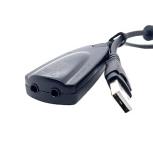 Cyberdyne CZK-1203 USB 2.0 Type A Male to Microphone / Headset Convertor Cable