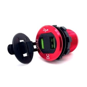 Cyberdyne CZK-1209 DC Power Socket QC 3.0 + Voltmeter