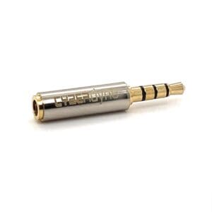Cyberdyne CZK-1212 3.5mm TRRS Male to 3.5mm TRS Female Adaptor