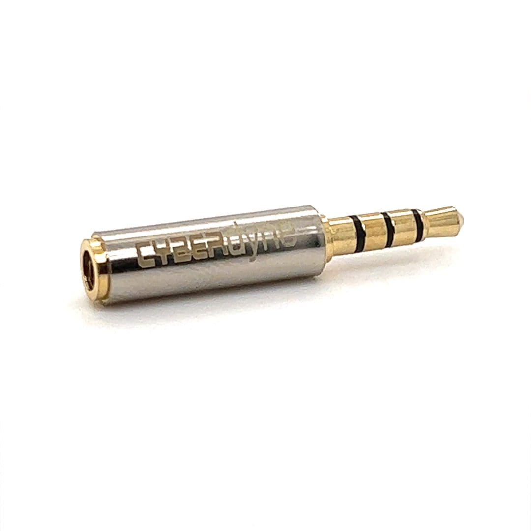 Cyberdyne CZK-1212 3.5mm TRRS Male to 3.5mm TRS Female Adaptor