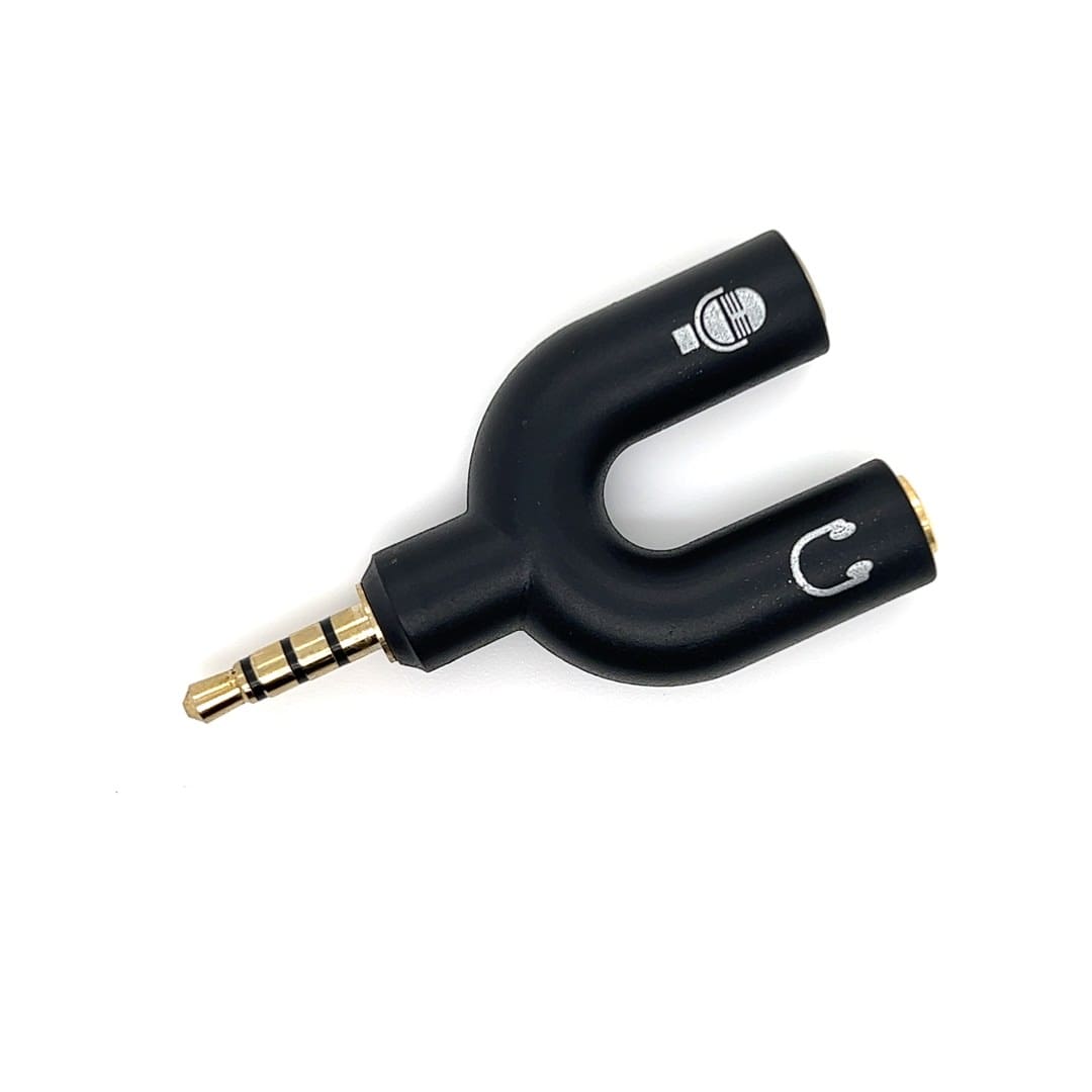 Cyberdyne CZK-1224 3.5mm 4-Way Male to 3.5mm Female Headphone / Microphone Adaptor