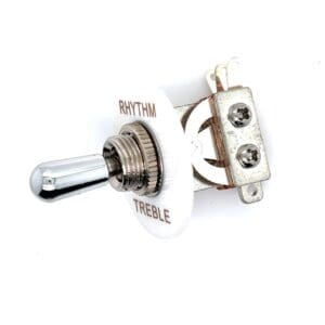 Cyberdyne CZK-1227 Guitar Toggle Switch 3-Way Pickup Selector + Plate + Tip