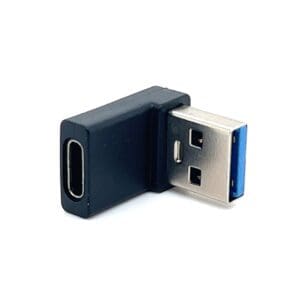 Cyberdyne CZK-1283 USB Type C Female to USB 3.0 Male Angled Adapter